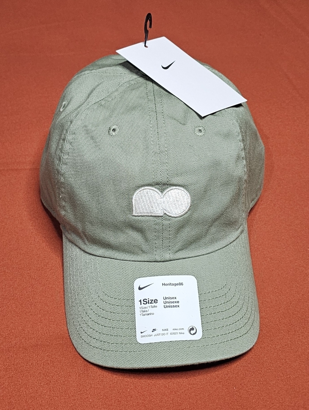 Nike Heritage 86 Osaka Naomi Cap Oil Green Coconut Milk